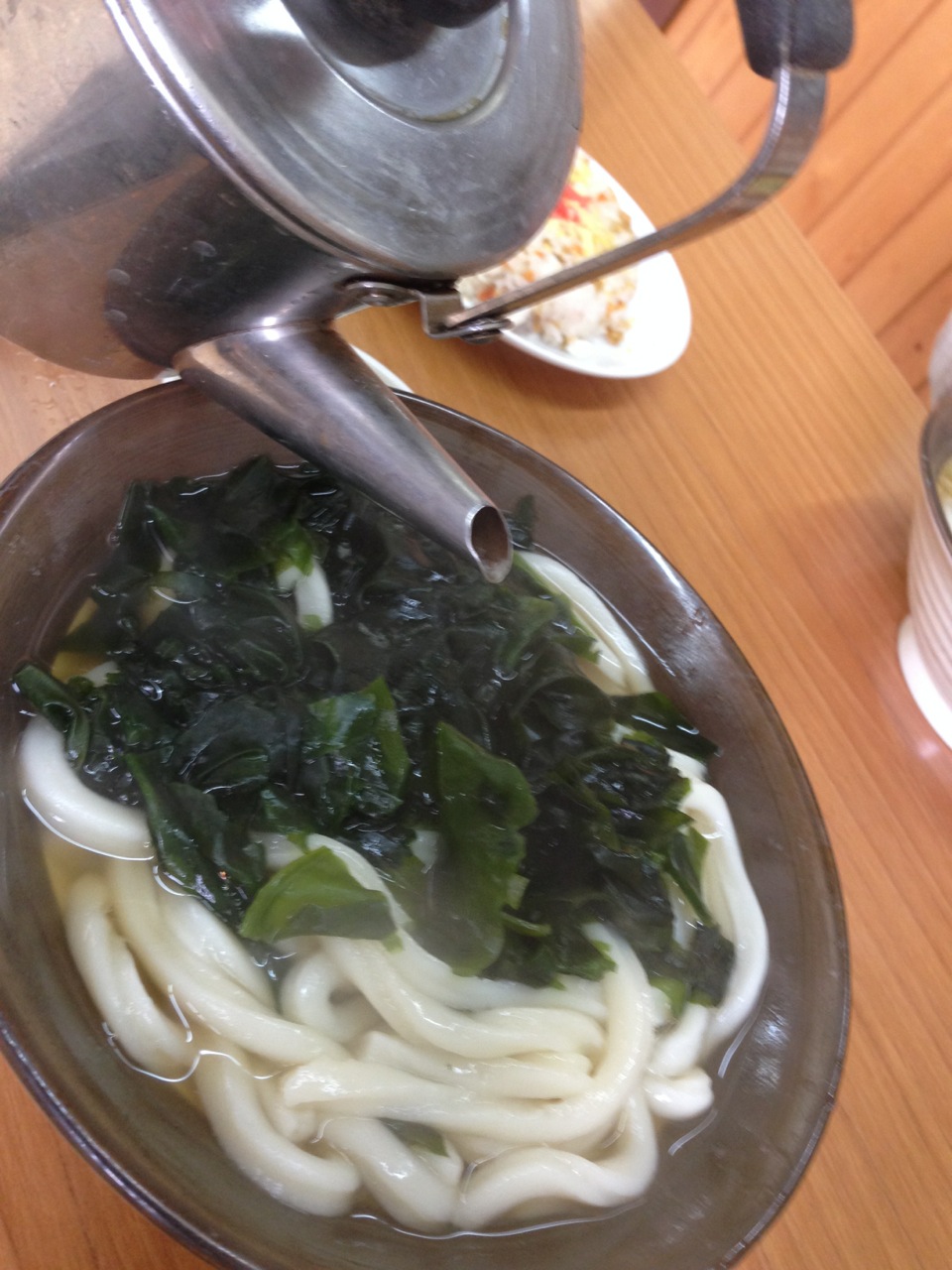 ふにゃふにゃがうまい！「牧のうどん」